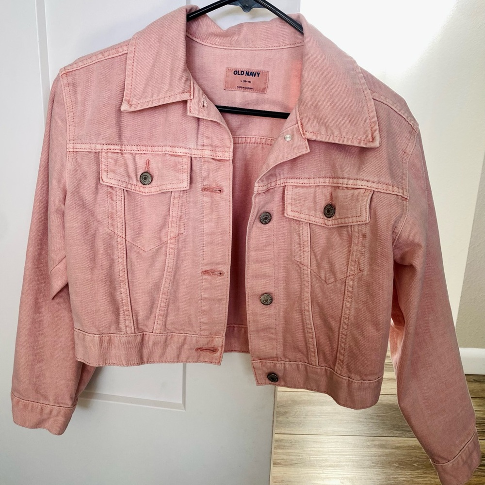 Old Navy Pink Kids Denim Jacket